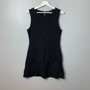 Sanctuary Black Ponte Fit and‎ Flare Dress